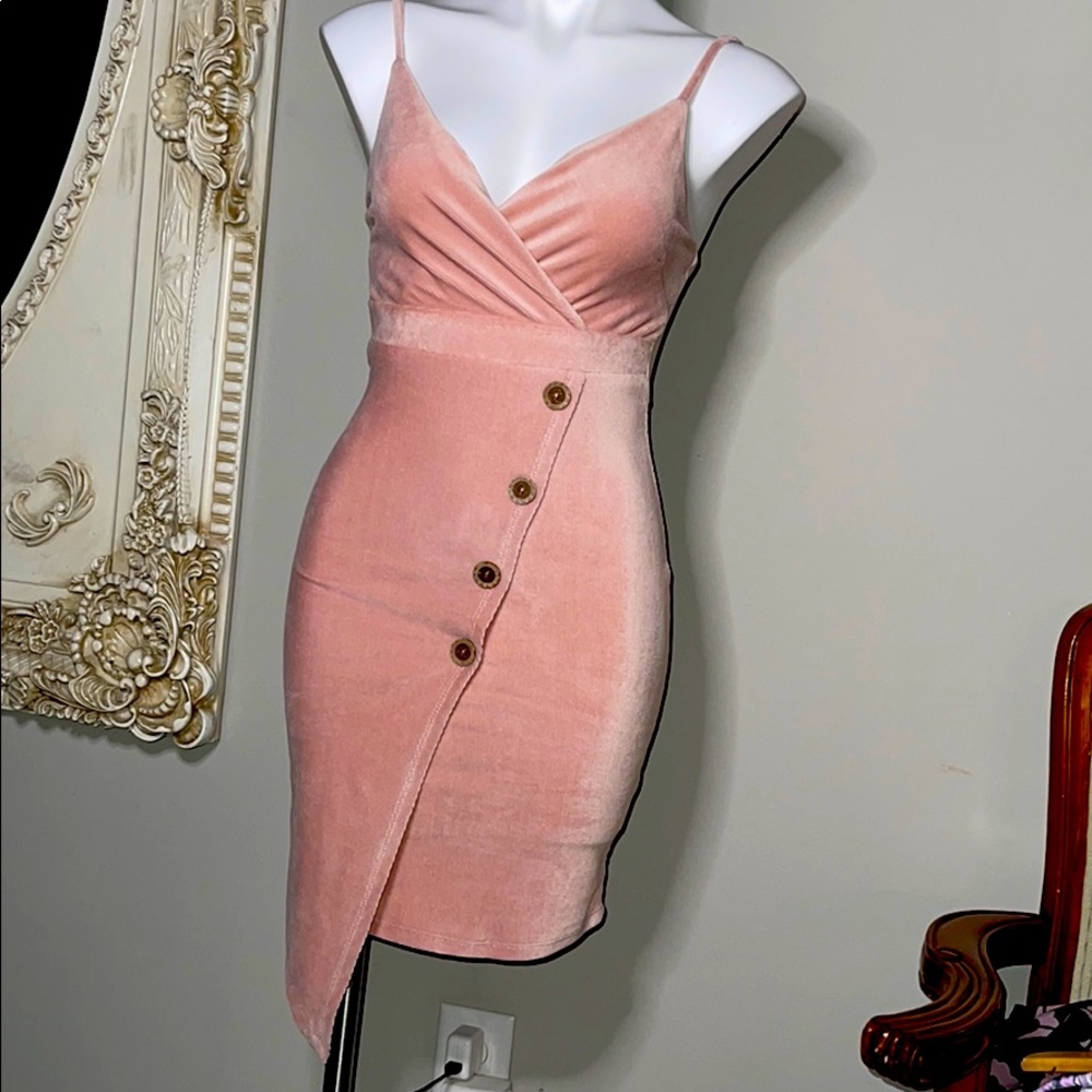 Sexy contour  spaghetti strap dress.